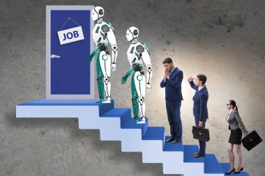 Kadın erkek ve robot iş için yarışıyor