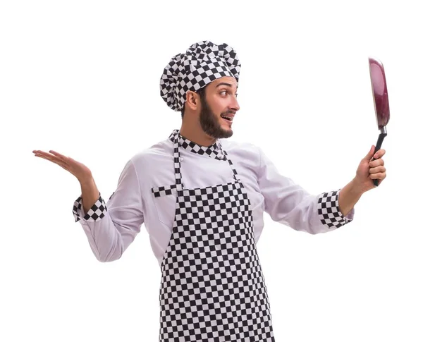 Male cook isolated on the white background — Stock Photo, Image