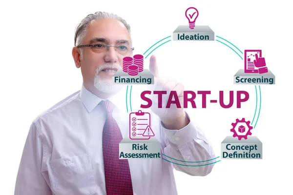 Concepto de start-up y emprendimiento — Foto de Stock