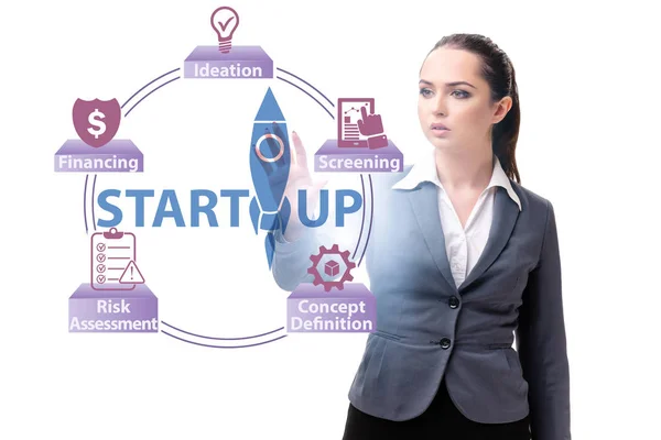 Concepto de start-up y emprendimiento — Foto de Stock