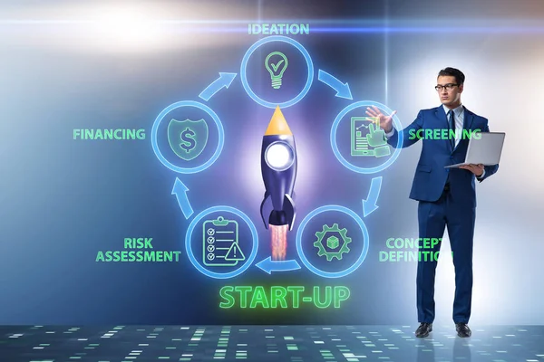 Concepto de start-up y emprendimiento — Foto de Stock