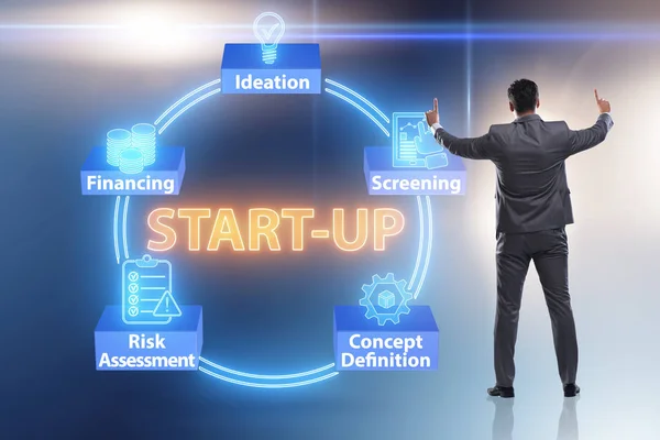 Concepto de start-up y emprendimiento — Foto de Stock