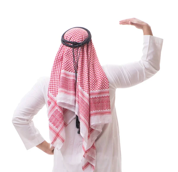 Arabische zakenman geïsoleerd op witte achtergrond — Stockfoto