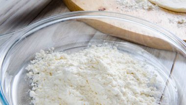 İçindekiler kurabiye pişirmeye hazır.