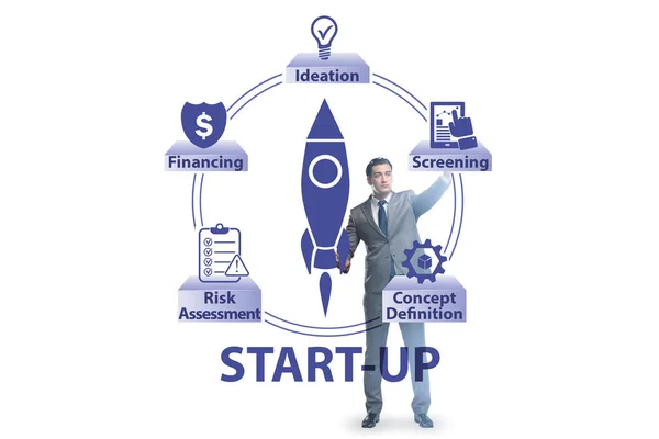 Concepto de start-up y emprendimiento — Foto de Stock