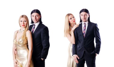 Romantik aşk konsepti.