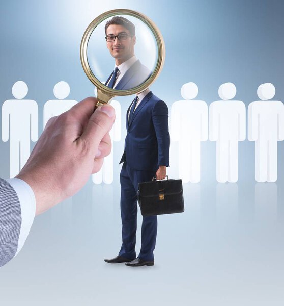 Концепция найма и трудоустройства с выбранным сотрудником