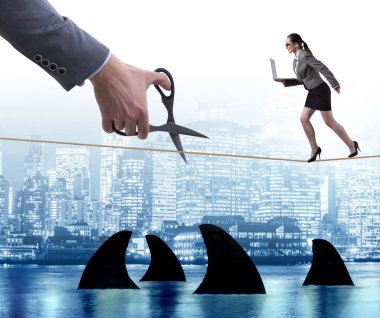 İş risk kavramında el kesimi halat