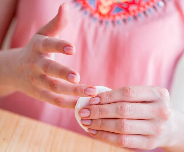 Товари для догляду за нігтями педикюр крупним планом — стокове фото