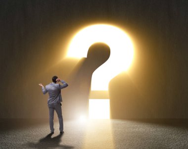 İş adamı zor bir seçim ikilemiyle karşı karşıya