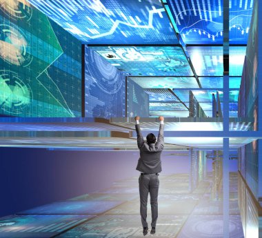 Soyut kavramda takılan bir iş adamı