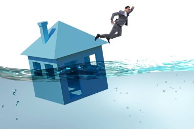 İnsanlarla ipotek geri ödeme hatası kavramı