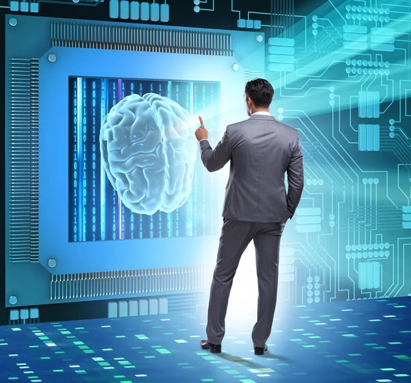 Cognitive computing concept as modern technology — Stock Photo, Image