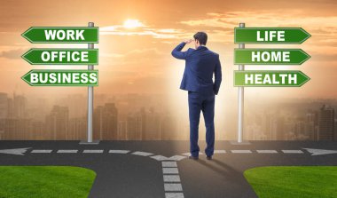 İş hayatı ya da ev dengesi iş kavramı