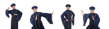 Akıllı arkaplanda izole edilmiş sihirbaz