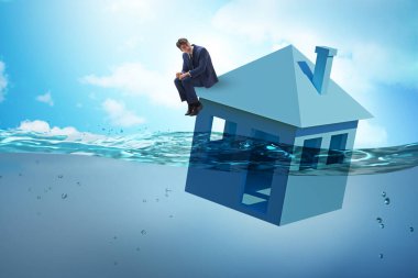 İnsanlarla ipotek geri ödeme hatası kavramı