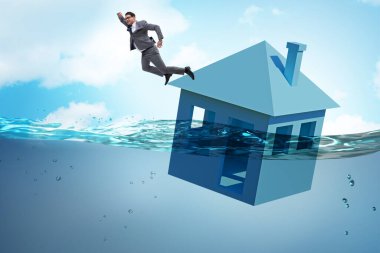 İnsanlarla ipotek geri ödeme hatası kavramı