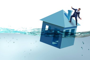 İnsanlarla ipotek geri ödeme hatası kavramı