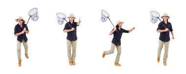 Ağı beyaza takan komik adam.