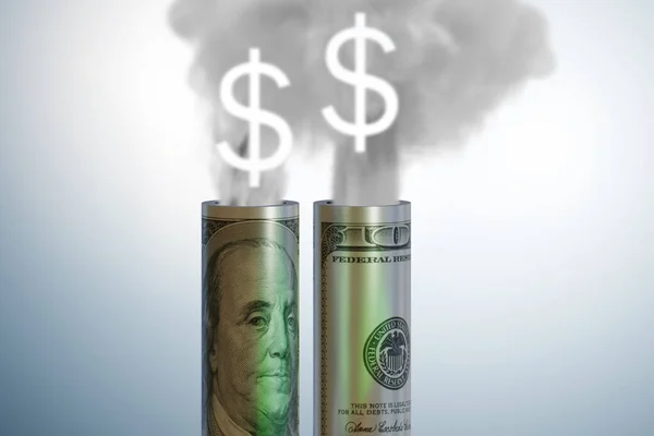 Concept of carbon tax in ecology concept - 3d rendering — Stock Photo, Image