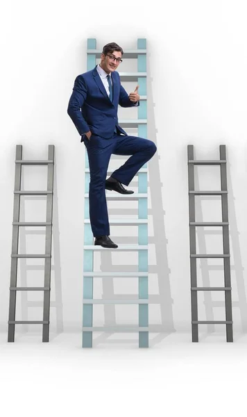 Career progression concept with various ladders — Stock Photo, Image