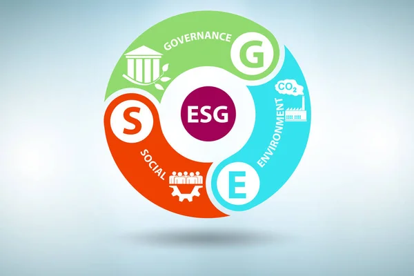 ESGの考え方を環境社会ガバナンスとして — ストック写真