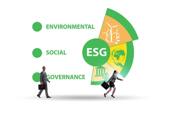 事業を通じた環境・社会ガバナンスとしてのESGコンセプト — ストック写真