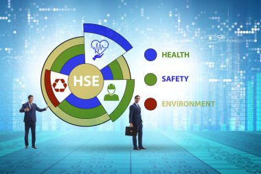 İş adamıyla sağlık güvenliği konsepti