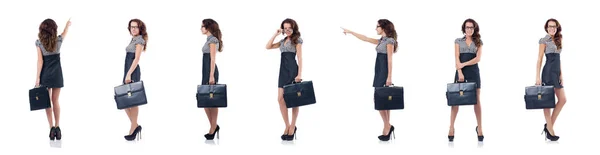 Woman businesswoman in business concept — Stock Photo, Image