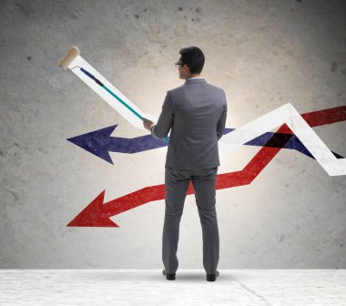 İşadamı kavramı tahmin içinde Çizelgeler çizim