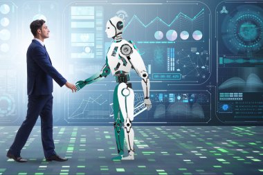 İnsanlar ve robotlar arasındaki işbirliği kavramı