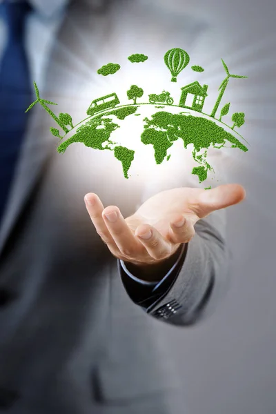 Concept of clean energy and environmental protection — Stock Photo, Image