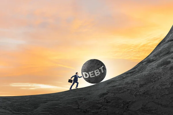 债务和贷款概念 — 图库照片