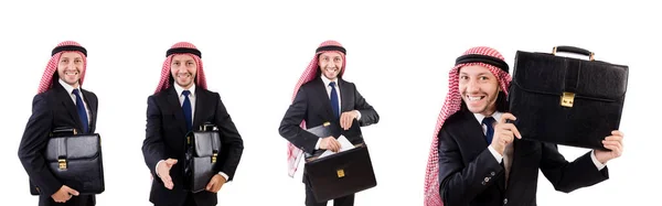 Arab man isolated on the white — Stock Photo, Image