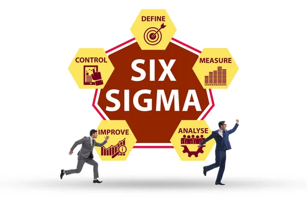 Concetto di Lean management con sei sigma — Foto Stock