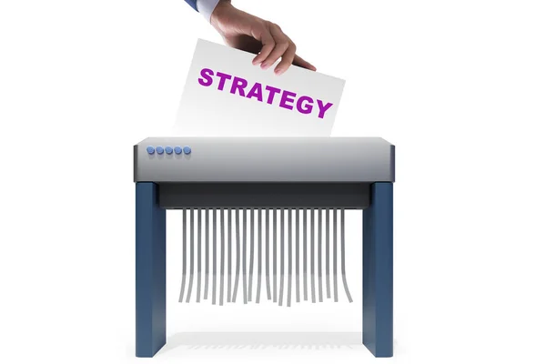 Concepto de estrategia y planes fallidos en 2020 — Foto de Stock