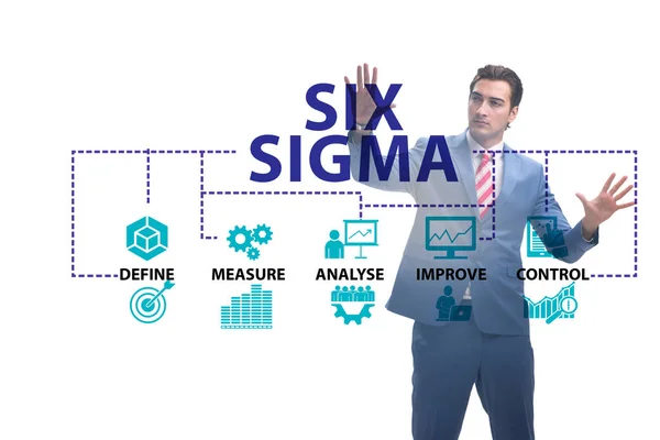 Concetto di Lean management con sei sigma — Foto Stock