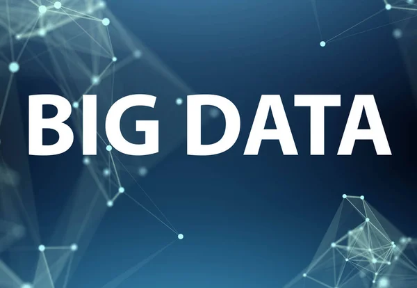 Illustration de concept Big Data et Data Mining - rendu 3D — Photo