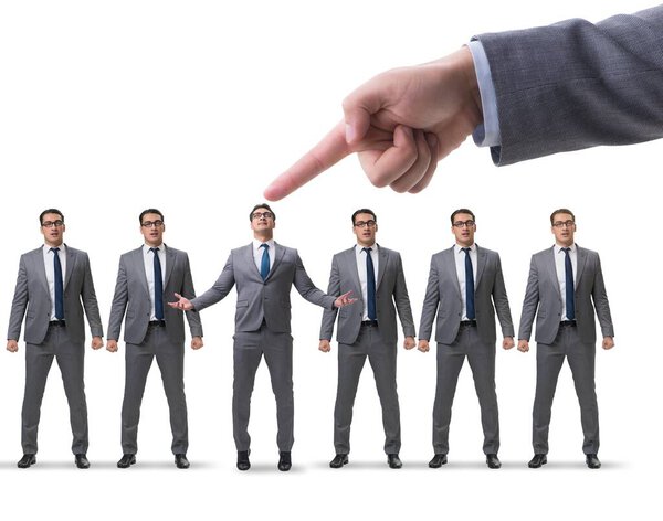 Концепция найма и трудоустройства с выбранным сотрудником