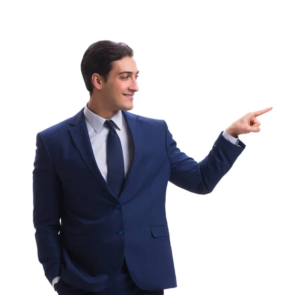 Young businessman isolated on white background — Stock Photo, Image