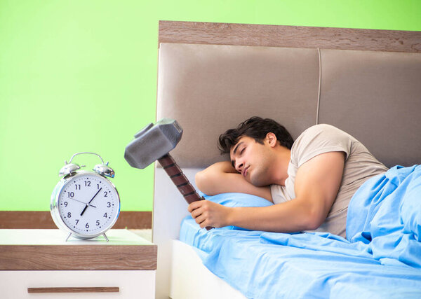 У человека проблемы со сном