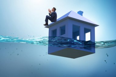 İnsanlarla ipotek geri ödeme hatası kavramı