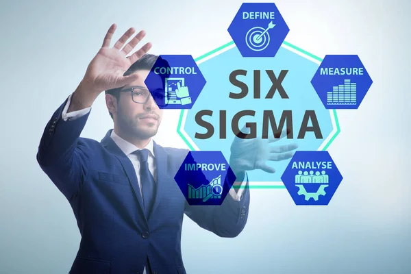Konzept des Lean Managements mit Six Sigma — Stockfoto