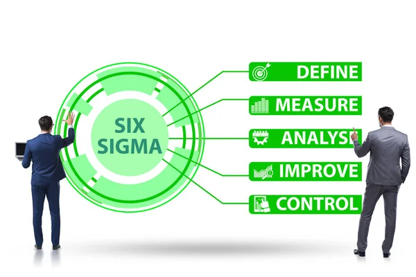 Konzept des Lean Managements mit Six Sigma — Stockfoto