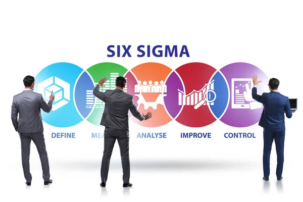 Concepto de gestión magra con seis sigma — Foto de Stock