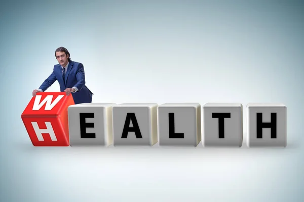 Reichtum ist Gesundheitskonzept bei Geschäftsleuten — Stockfoto