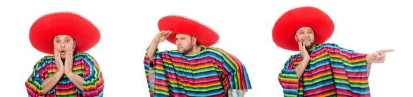 Grappig Mexicaans geïsoleerd op wit — Stockfoto