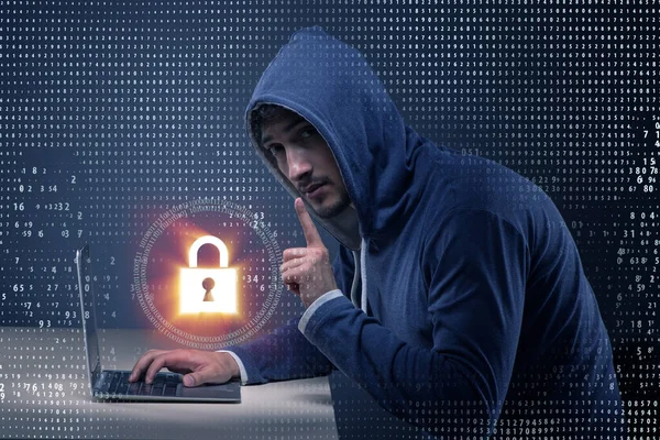 デジタルセキュリティの概念のハッカー — ストック写真