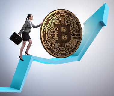 İş kadını bitcoin 'i kripto-para zinciriyle engelliyor