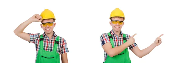 Industrial worker isolated on the white background — Stock Photo, Image